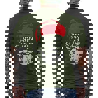 Poppy Claus Christmas Grandpa Men's T-shirt Back Print - Seseable