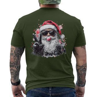 Santa Claus Christmas Fun Christmas T-Shirt mit Rückendruck - Geschenkecke