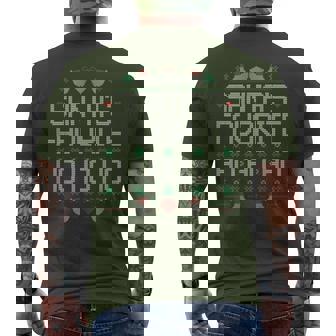 Suéter De Navidad Feo Ho Ho Ho Favorito De Santa Cita Divertida Camiseta Hombre Estampado Espalda - Regaloses