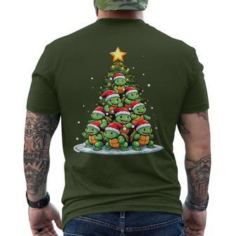 Turtle Christmas Tree Shelly Holiday T-Shirt mit Rückendruck - Geschenkecke