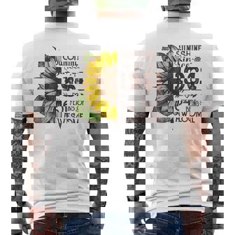 1961 Sunflower Sunshine 2025 Men's T-shirt Back Print | Mazezy
