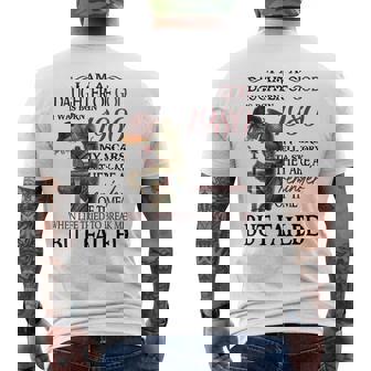 1980 Daughter Of God Men's T-shirt Back Print | Mazezy