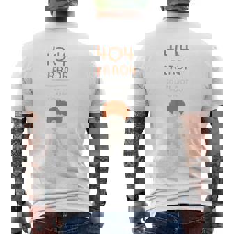 404 Error T-Shirt Soul Not Found Funny Ginger T-Shirt Men's Back Print T-Shirt - Monsterry