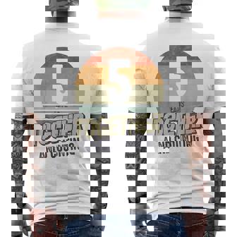5º Aniversario De Boda Matrimonio Parejas 5 Años Juntos Camiseta Hombre Estampado Espalda - Regaloses