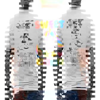Abdl Ab Dl Unicornio Arco Iris Dulce Bebé Ddlg Manga Larga Camiseta Hombre Estampado Espalda - Regaloses