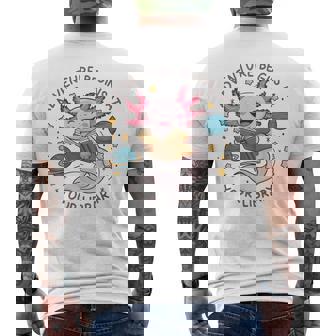 Adventure Begins At Your Library Summer Reading 2025 Men's Back Print T-Shirt - Monsterry