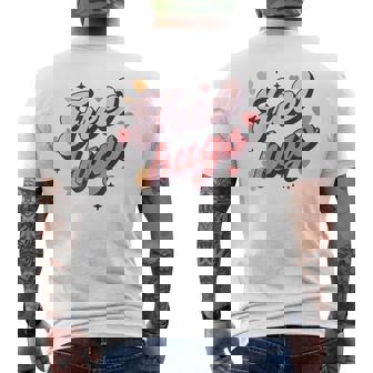 Aesthethic Free Hugs Day Retro Vintage Free Hug Day Hugging Men's Back Print T-Shirt - Monsterry