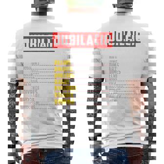 Agenda Semanal Catalán Jubilado Divertida Jubilat Català Manga Larga Camiseta Hombre Estampado Espalda - Regaloses