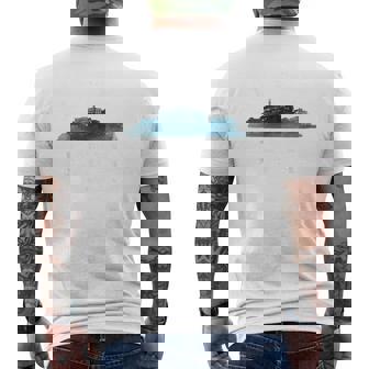 Alcatraz Swim Team T-Shirt Men's Back Print T-Shirt - Monsterry