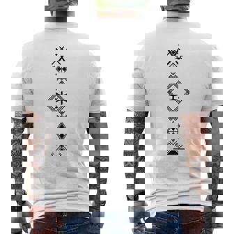 Amazigh Motifs Berberes Moroccan Algérien Kabyle T-shirt imprimé au dos - Cadeauxyz