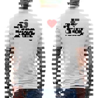 Amo Corazón Donald Trump Djt Camiseta Hombre Estampado Espalda - Regaloses