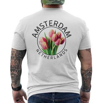 Amsterdam Tulip Festival Netherlands Tulips T-Shirt mit Rückendruck - Geschenkecke