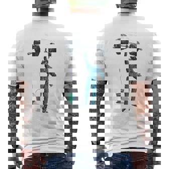 Anatoly Gym Prank -Adults Classic Fit Grey Men's T-shirt Back Print - Monsterry