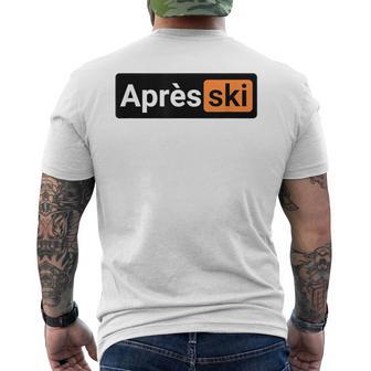 Après Ski Apres Ski-Haserl Ski Holiday Skiing Mountain Outfit T-Shirt mit Rückendruck - Geschenkecke