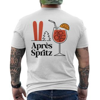 Après Spritz X Aperölchen Spritz & Skifahren Skifahrer Ski T-Shirt mit Rückendruck - Geschenkecke