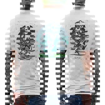 AI Robot Playing Soccer Tank Top Men's Back Print T-Shirt - Monsterry