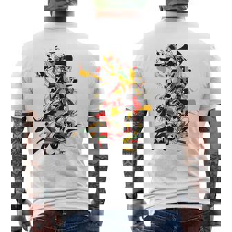 Arte Gráfico Geométrico Colorido Abstracto Camiseta Hombre Estampado Espalda - Regaloses
