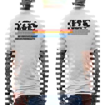 Asolo Italia Retro 70S 80S Style Manga Larga Camiseta Hombre Estampado Espalda - Regaloses