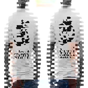 Aum De Méditation Om Shanti Yoga T-shirt imprimé au dos - Cadeauxyz