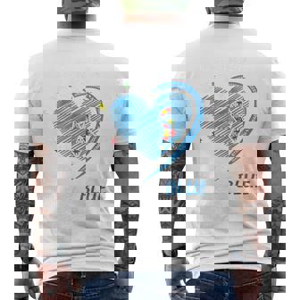 Autismo Arco Iris En Abril Usamos El Mes De Concientización Sobre El Autismo Azul Camiseta Hombre Estampado Espalda - Regaloses