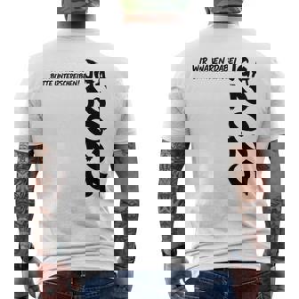Bachelor Party 2025 Jga Guest Book Sign S T-Shirt mit Rückendruck - Geschenkecke