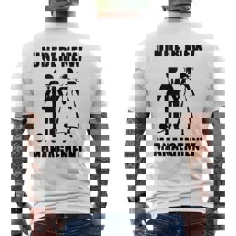 Bachelor Party Groom Stag Do Wedding New Management Tank Top Men's Back Print T-Shirt - Monsterry