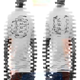 Beer Tap TShirt Tank Top Men's Back Print T-Shirt - Monsterry