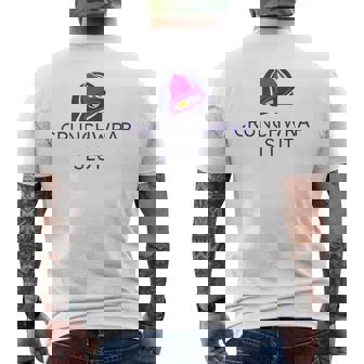 Bell Parody Crunchwrap Men's T-shirt Back Print - Monsterry