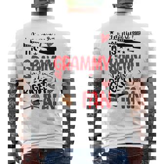 His Biggest Fan Baseball Grammy Of A Baseball Player Grammy Men's T-shirt Back Print - Seseable