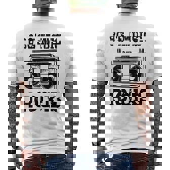 Boîte À Perche Style Années 80 Style Rétro Ghetto Blaster T-shirt imprimé au dos - Cadeauxyz