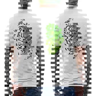 Brain Injury Awareness Mental Health Awareness Mindfulness Men's T-shirt Back Print - Monsterry