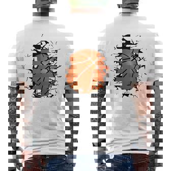 Breaking Barriers With Basketball Shirt Basketball Players Men's Back Print T-Shirt - Monsterry
