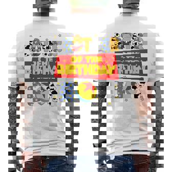 Brother Of The Birthday Boy Toy Family Party Decoration Men's T-shirt Back Print | Mazezy
