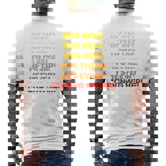Camisa Roy Kent Él Está En Todas Partes Manga Larga Camiseta Hombre Estampado Espalda - Regaloses