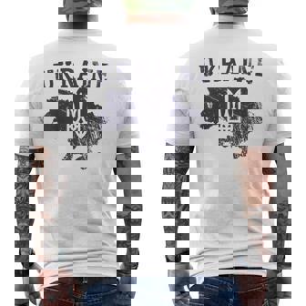 Camisa Ucrania Tryzub Patriótico Camiseta Hombre Estampado Espalda - Regaloses