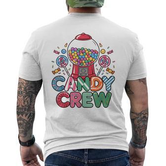 Candy Crew Colourful Candy Land Fun Candy Squad T-Shirt mit Rückendruck - Geschenkecke