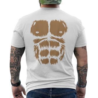 Carnival Costume Gorilla Aaffe Fancy Dress Carnival Brown T-Shirt mit Rückendruck - Geschenkecke