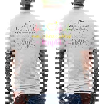 Carnival Costume Mein Herz Schlägt Konfetti T-Shirt mit Rückendruck - Seseable
