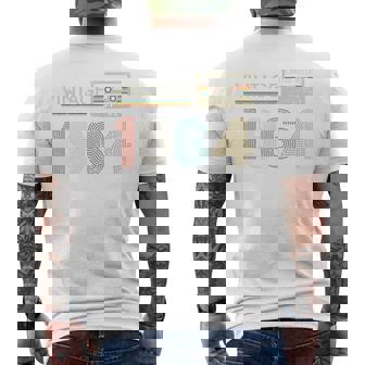 Casete Clásico De Cumpleañosintage De 1964 Edición 1964 Manga Larga Camiseta Hombre Estampado Espalda - Regaloses