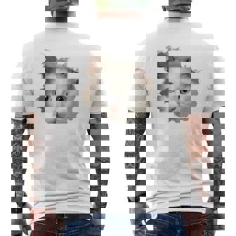 Chat Animal Dessin Graphique Illustrationisage Chat T-shirt imprimé au dos - Cadeauxyz