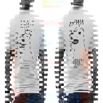Chien Japonais Kanji Hachiko Shiba Inu T-shirt imprimé au dos - Cadeauxyz