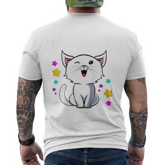 Children's Ich Bin 7 Jahre Alt Katzensieben 7Th Birthday T-Shirt mit Rückendruck - Geschenkecke