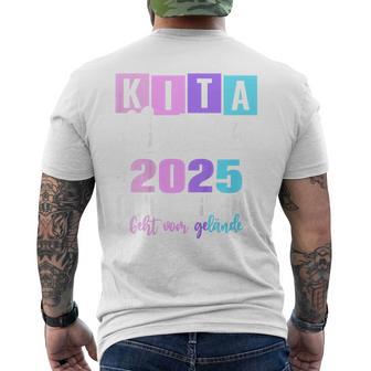 Children's Kita Abgänger 2025 School Child First Day T-Shirt mit Rückendruck - Geschenkecke