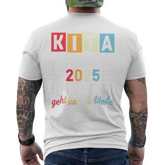 Children's Kita Leavers 2025 School Child First Day T-Shirt mit Rückendruck - Geschenkecke