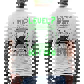Children's Level 7 Birthday Boy Gamer 2018 7Th Birthday T-Shirt mit Rückendruck - Geschenkecke