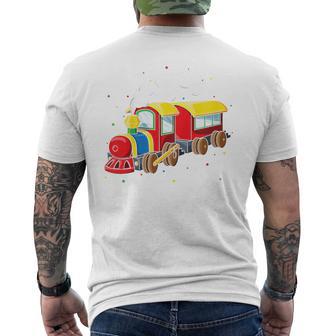 Children's Railway Children's Locomotive Trains Steam Train 80 T-Shirt mit Rückendruck - Geschenkecke