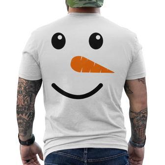 Children's Snowman Costume Children's Snowman Face T-Shirt mit Rückendruck - Geschenkecke