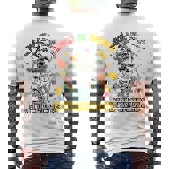 Cinco De Drinko Bitchachos Cinco De Mayo Drinking Men's T-shirt Back Print - Monsterry