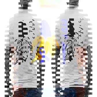 Cinta Azul Divertida Para Amantes Del Plátano De Cidp Awareness Camiseta Hombre Estampado Espalda - Regaloses