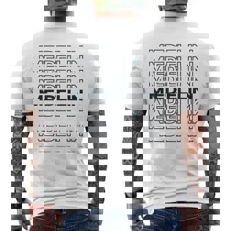 Ciudad Minimalista Colombia Modern Medellin Camiseta Hombre Estampado Espalda - Regaloses